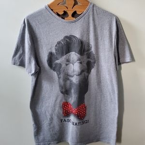 FISSION Mens "FASCINATING" Handsome Camel Short Sleeve Tee Shirt